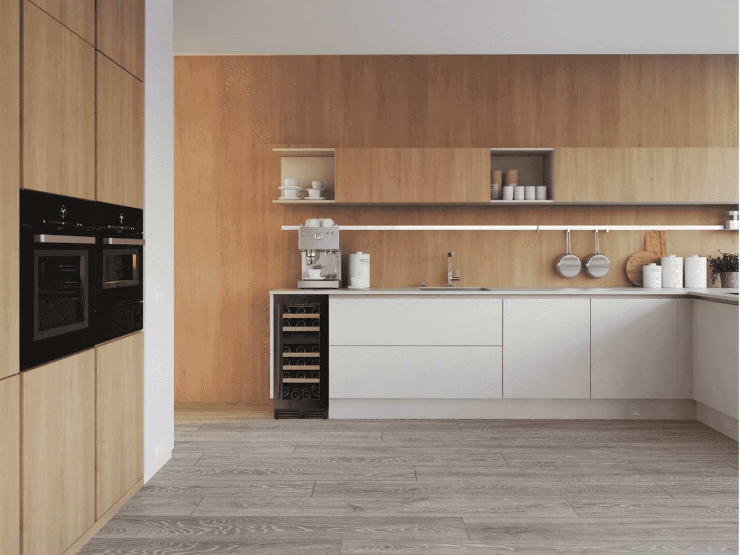 Kitchen Collection 40, Dubbelzon, Svart