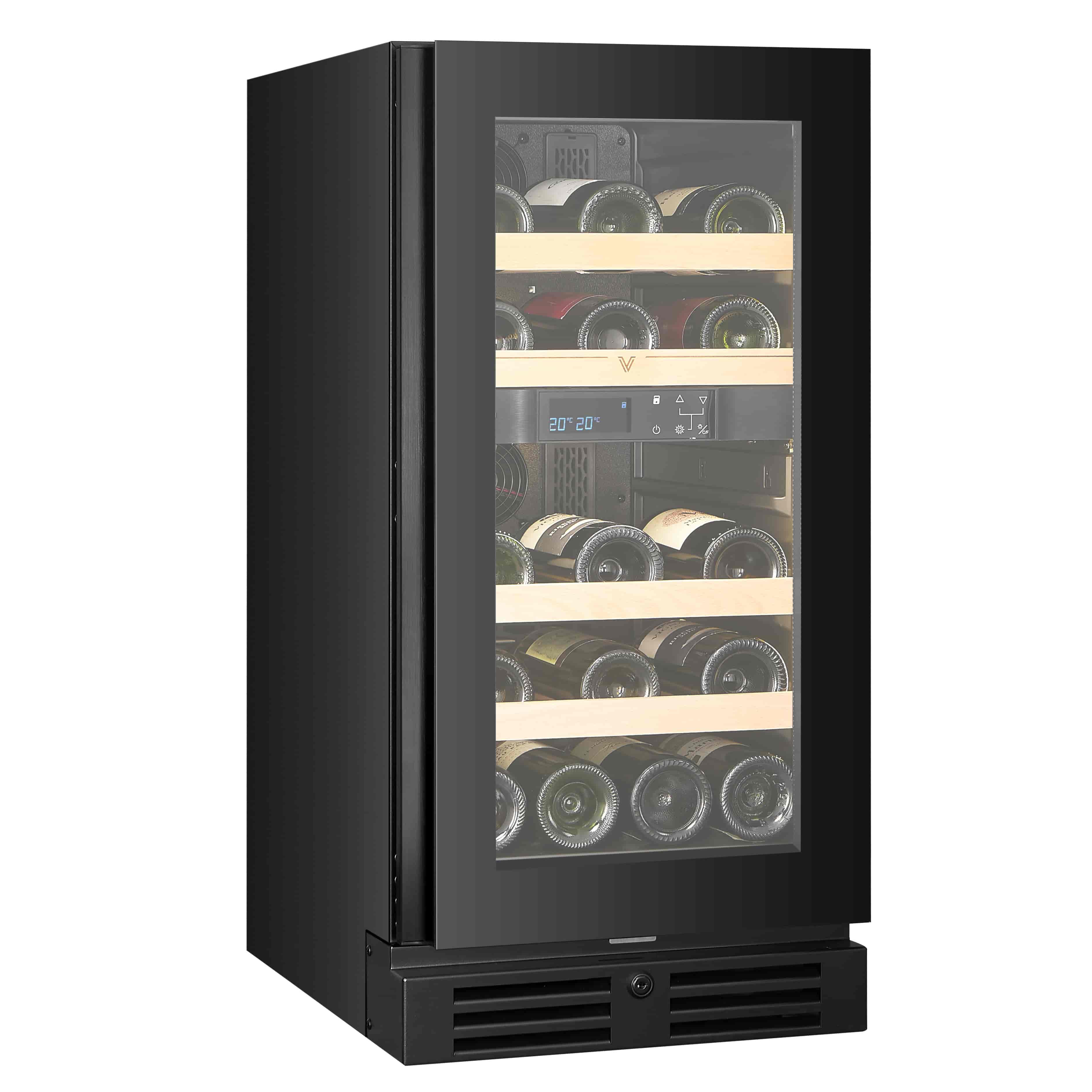 Designline 40, Dubbelzon, Svart, 718mm