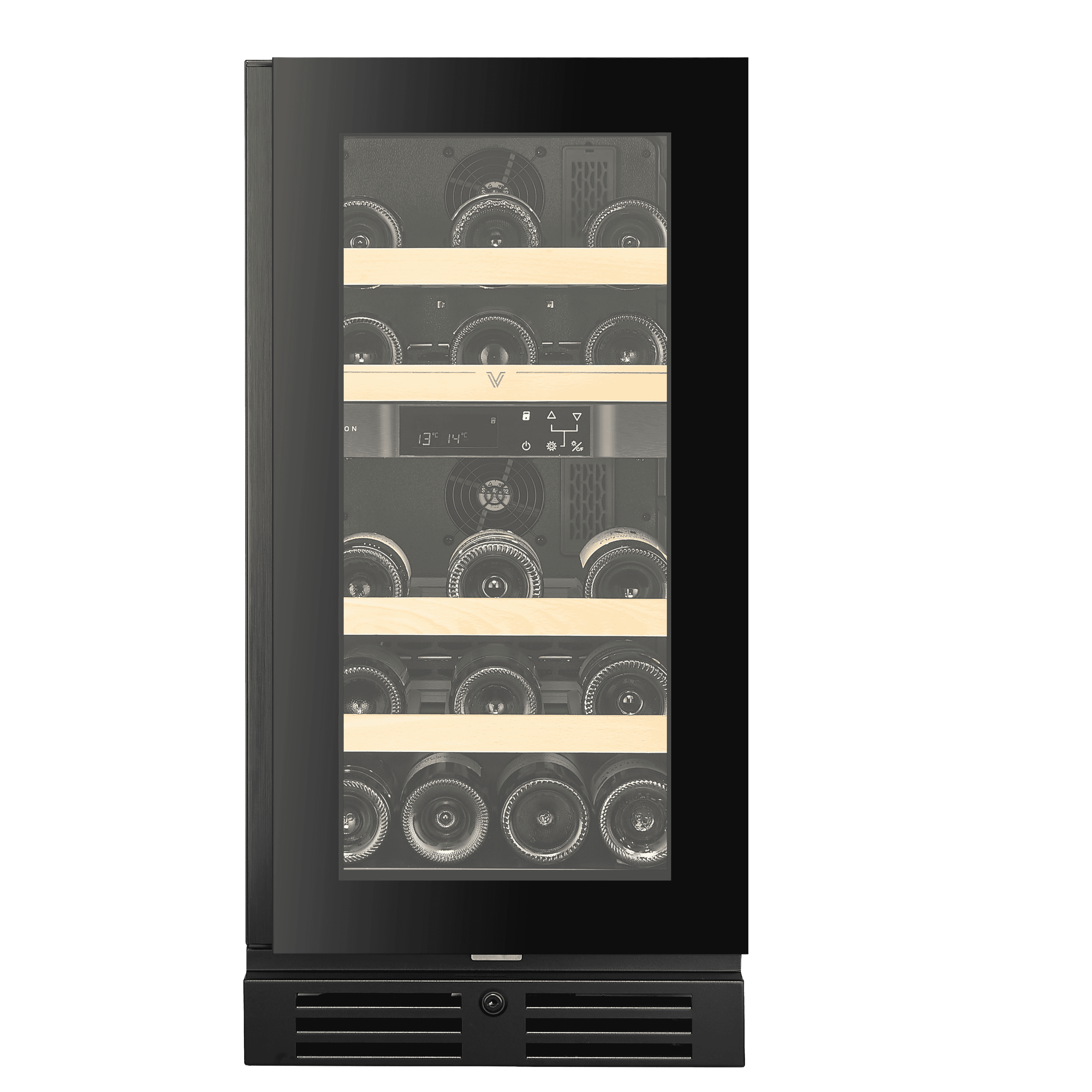 Designline 40, Dubbelzon, Svart, 718mm
