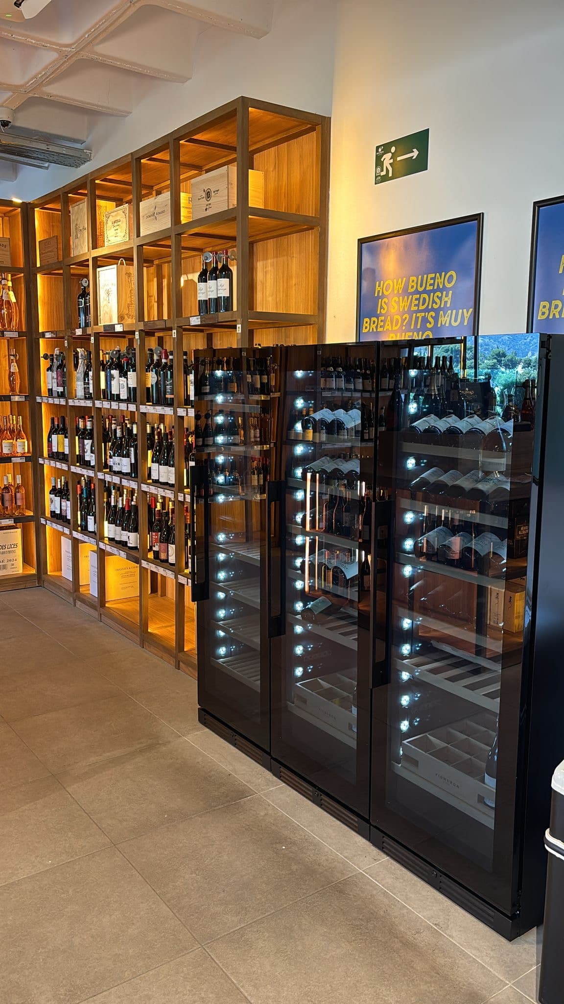 vigneron vinvägg hotell och restaurang vinkyl